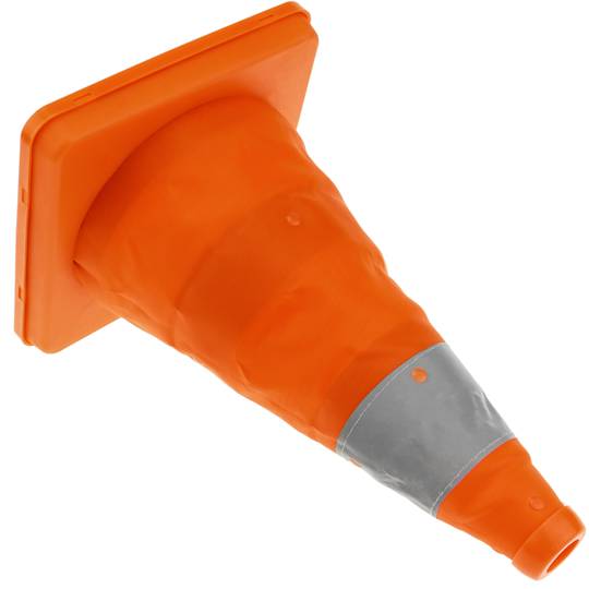 Con de tràfic amb reflector de senyalització i abalisament 32 cm plegable