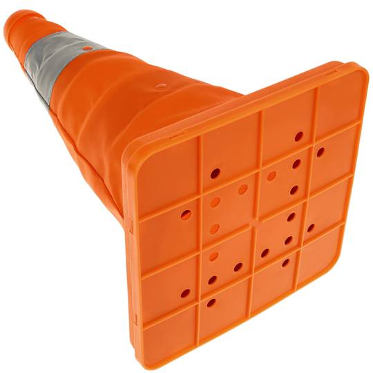 Con de tràfic amb reflector de senyalització i abalisament 32 cm plegable