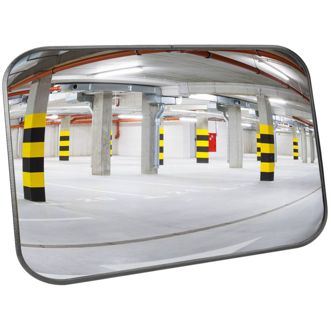 Miroir sécurité convexe surveillance extérieur 100 cm - Cablematic