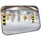 Espejo convexo rectangular de señalización seguridad y vigilancia 60x40 cm