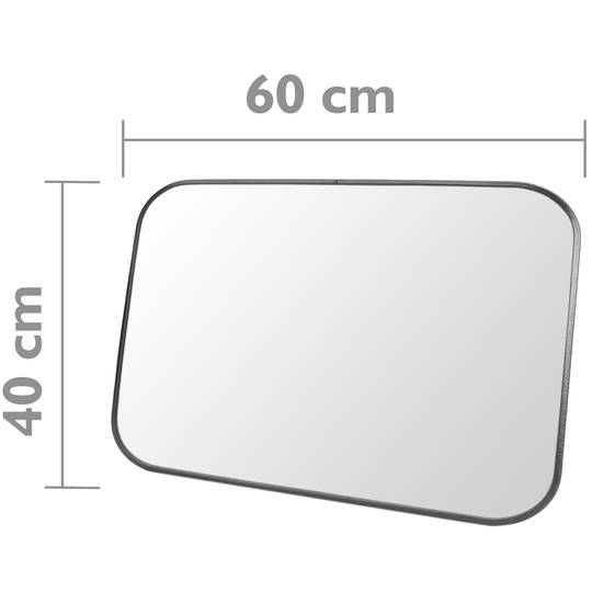 Espejo Adhesivo Ovalado Decorativo 40cm Flexible GENERICO