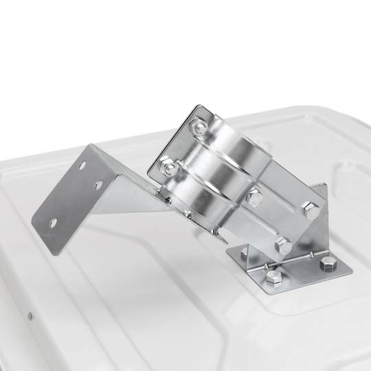 Espelho convexo de sinalização de segurança rectangular 80x60 cm com quadro bicolor