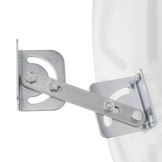 Wypukłe lustro do sygnalizacji bezpieczeństwa i ochrony 45 cm z reflektorami