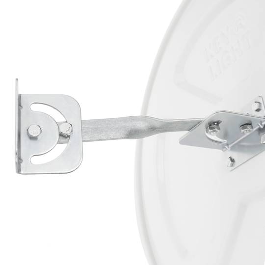 Verkehrsspiegel Konvexen Spiegel Sicherheit Signalisierung 59 cm mit Halterung und Reflektoren