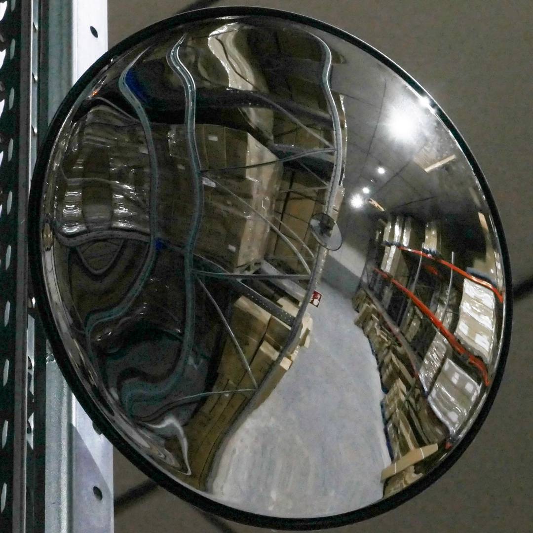 Espejo convexo de señalización seguridad vigilancia 30cm interiores -  Cablematic