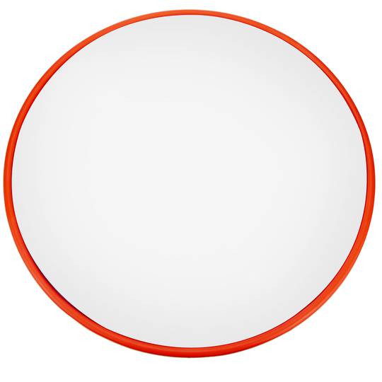 Bolle spiegel signalering bewaking 45cm interieurs oranje