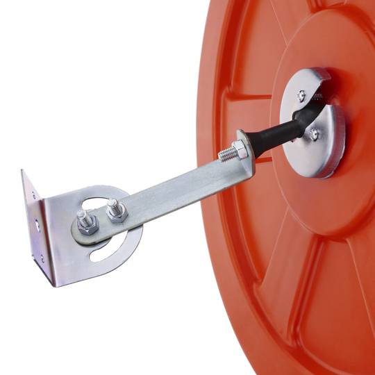 Bolle spiegel signalering bewaking 45cm interieurs oranje