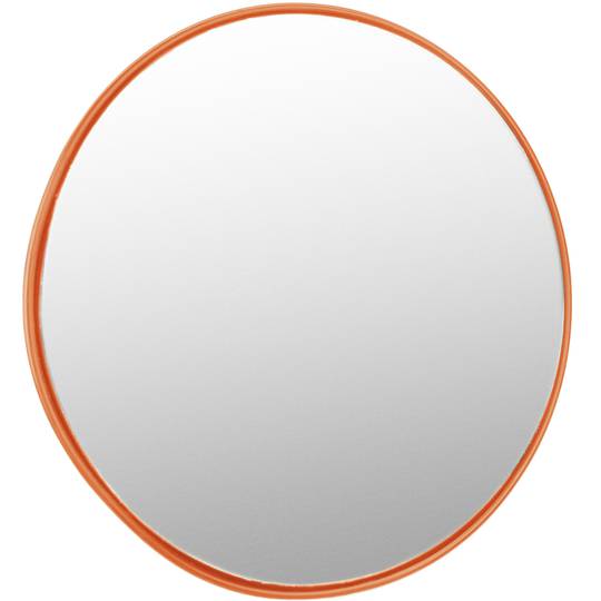 Miroir convexe sécurité surveillance 80cm orange