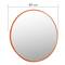 Miroir convexe sécurité surveillance 80cm orange