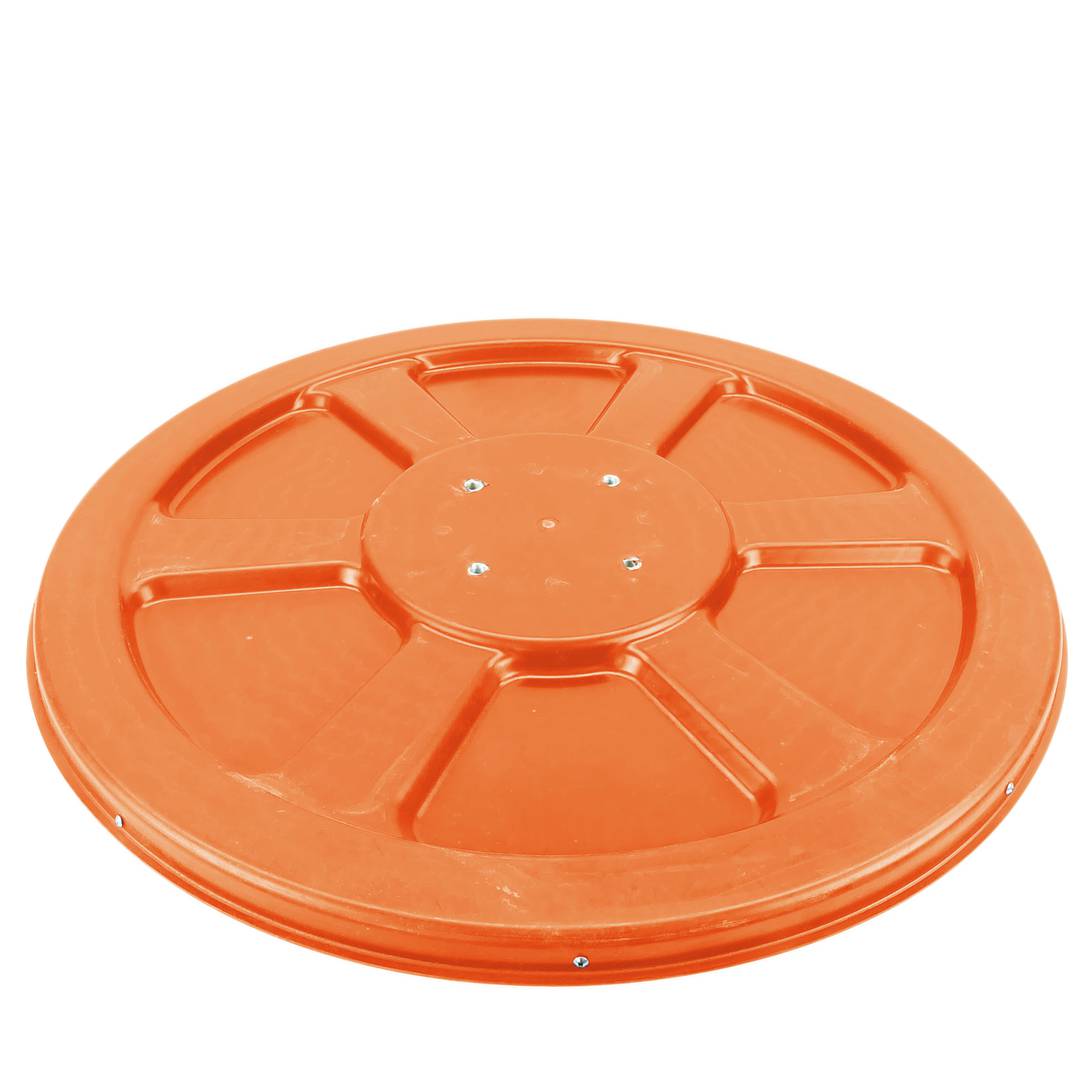 Miroir convexe sécurité surveillance 80cm orange