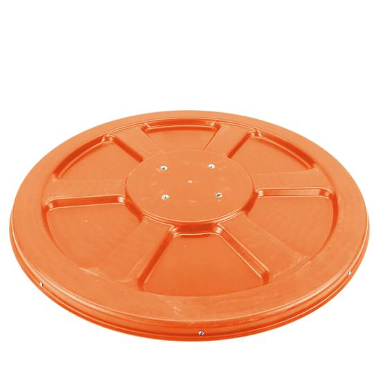 Miroir convexe sécurité surveillance 80cm orange