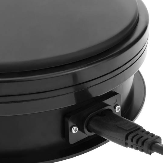 Elektryczna obrotowa podstawa 15 cm. Czarna obrotowa platforma