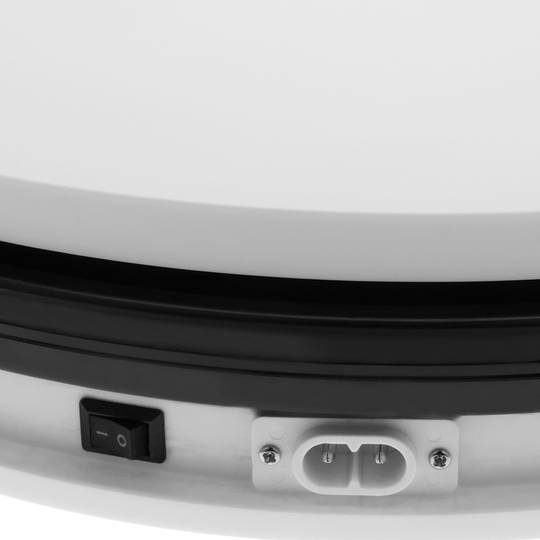 Plateau tournant electrique 35cm blanc