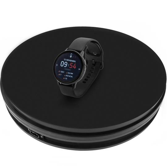Elektrisch Drehfuß 35cm schwarz Drehplattform