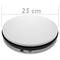 Powered rotating base display 25 cm white lazy susan
