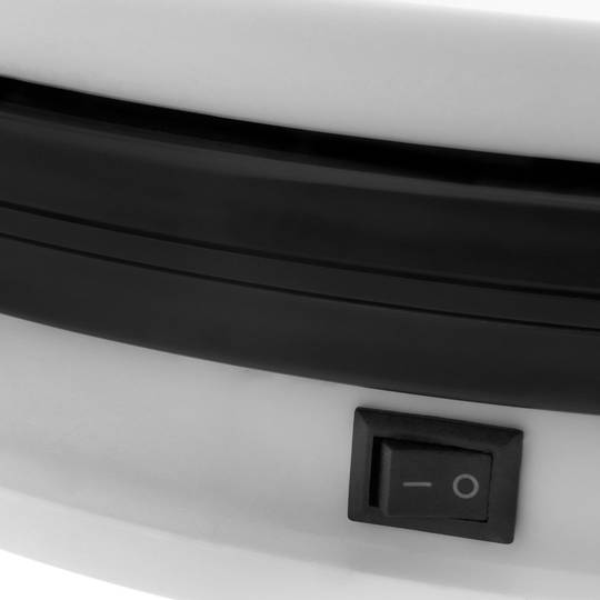 Powered rotating base display 25 cm white lazy susan