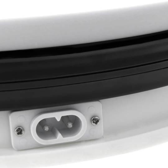 Powered rotating base display 25 cm white lazy susan