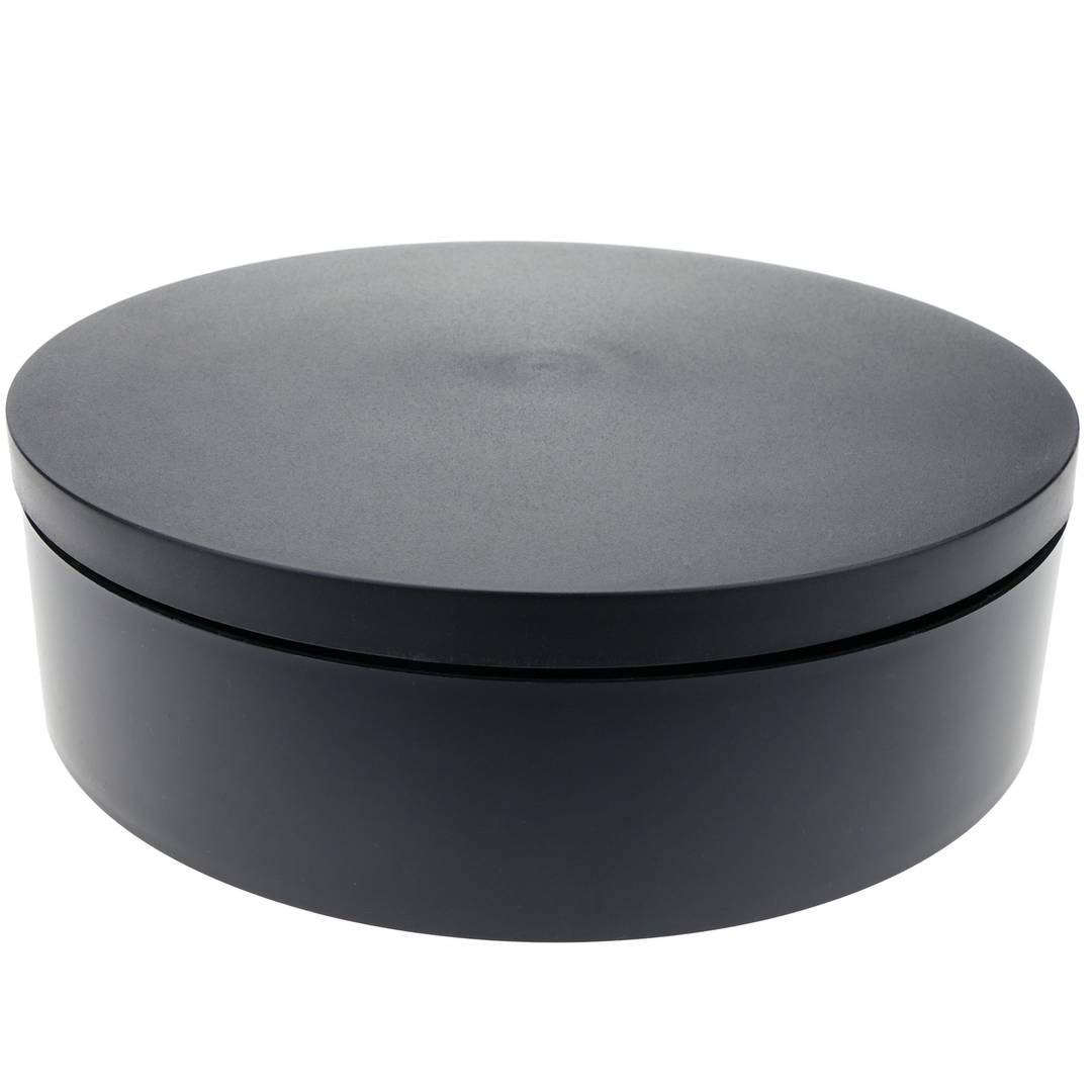 Powered rotating base display 30 cm black lazy susan