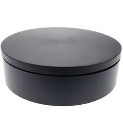 Elektrisch rotierende drehteller 30 cm schwarz