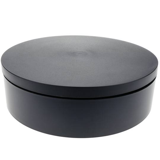 Powered rotating base display 30 cm black lazy susan