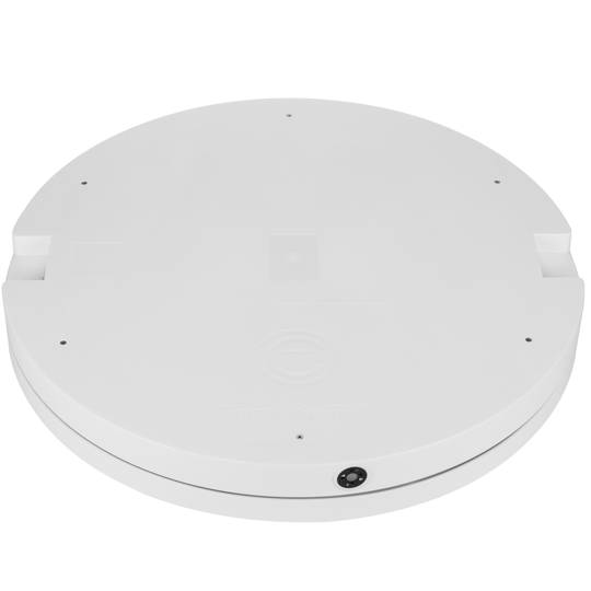 60 cm elektrisch draaibare voet. Wit roterend platform met afstandsbediening