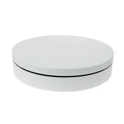 Plateau tournant electrique 28 cm blanc avec télécommande programmable pour photographie
