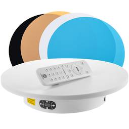 Plataforma giratoria con Bluetooth de 30cm de diámetro en color blanco
