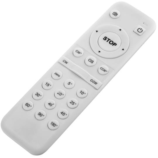 Base girevole elettrica  Bluetooth di 30 cm di diametro di colore bianco