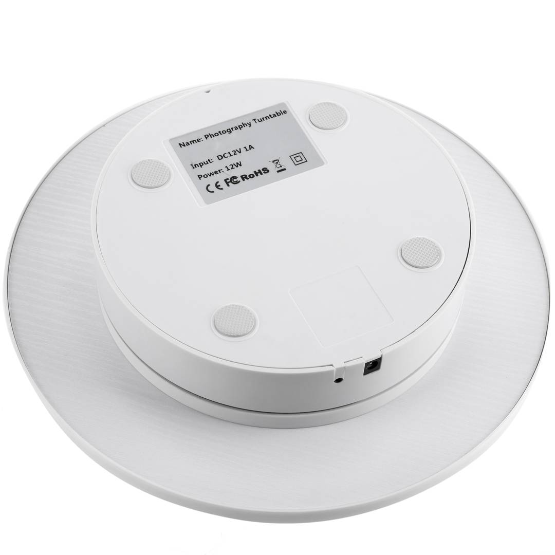 Electric Bluetooth turntable with Bluetooth of 30cm of diameter in white color