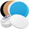 Electric turntable with 12cm diameter battery in white color