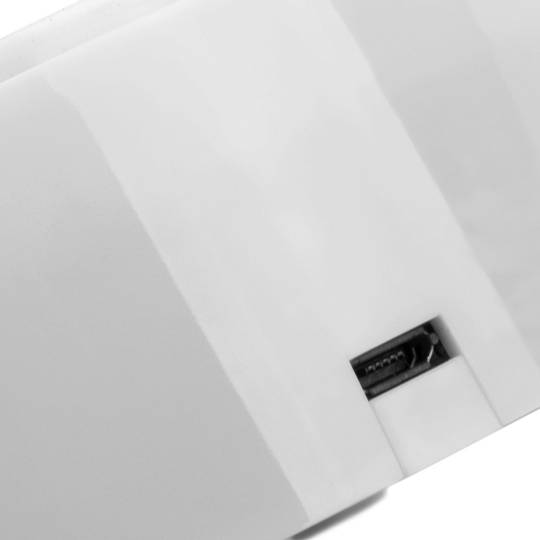 Electric turntable with 12cm diameter battery in white color