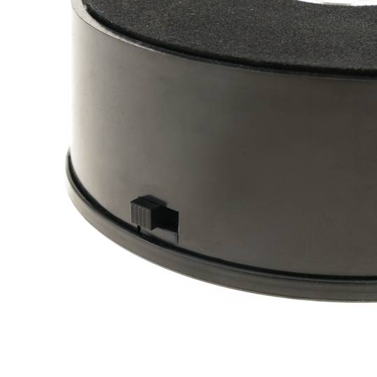 Base girevole elettrico di 10cm piattaforma rotante nero giratutto con illuminazione a LED