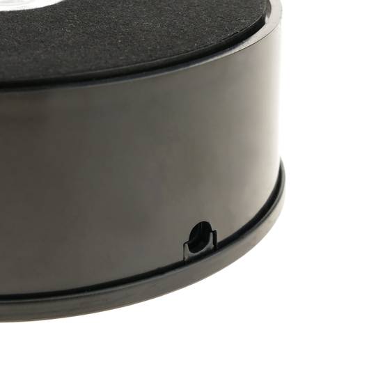 Base girevole elettrico di 10cm piattaforma rotante nero giratutto con illuminazione a LED