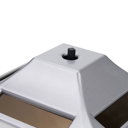 Plateau tournant electrique 9 cmbase argenté