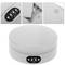 Electric rotating turntable 16cm white with LED illumination