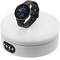 Electric rotating turntable 16cm white with LED illumination