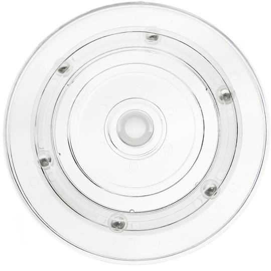 Podstawa obrotowa manualna 15 cm. Przezroczysta obrotowa platforma