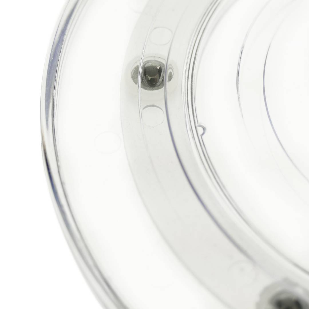 Podstawa obrotowa manualna 15 cm. Przezroczysta obrotowa platforma