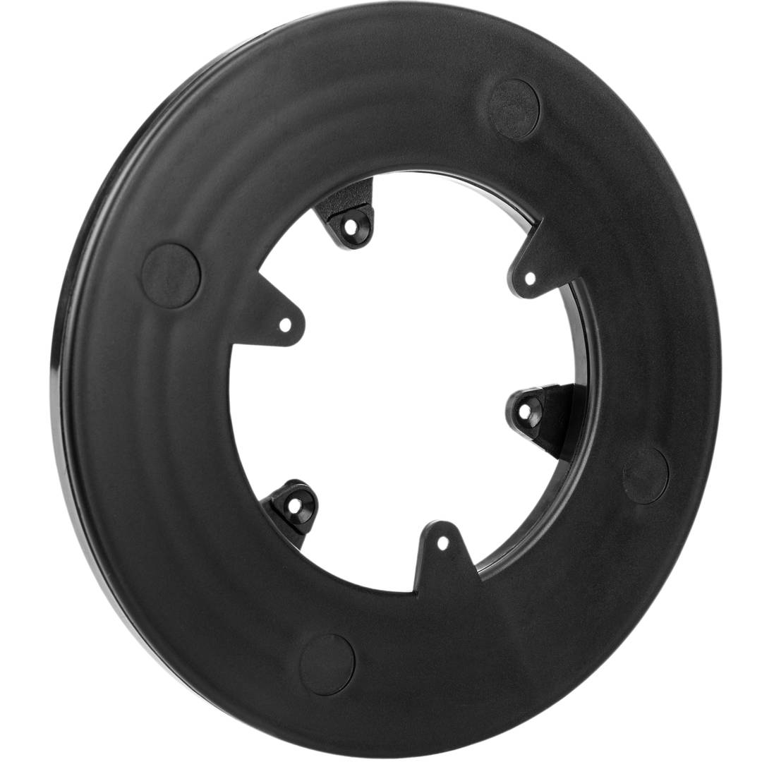 Base giratòria manual de 15 cm i 30 kg de càrrega. Plataforma rotatòria de color negre