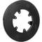 Base giratòria manual de 15 cm i 30 kg de càrrega. Plataforma rotatòria de color negre