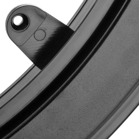 Base rotative manuelle 35 cm et 30 kg de charge. Plateforme tournante noire