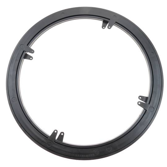 Base giratória manual 45 cm preto e 30 kg de carga