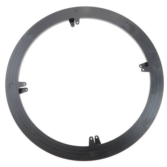 Base giratória manual 45 cm preto e 30 kg de carga