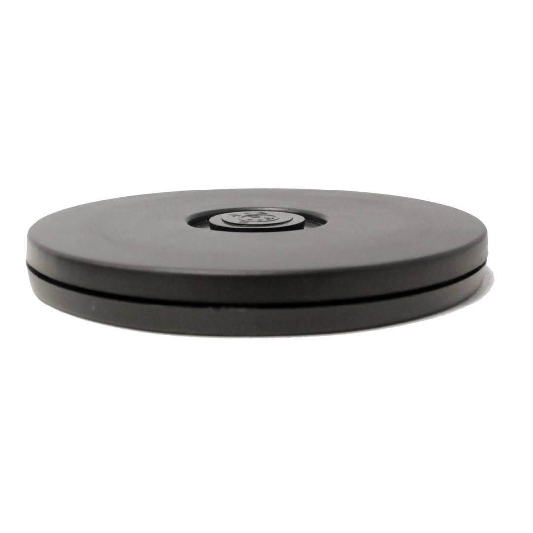 10 cm manuele draaivoet. Zwart roterend platform