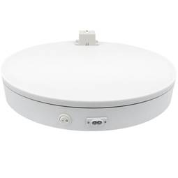 Elektrish rotierende drehteller 40 cm weiss mit Stecker