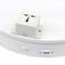 Plateau tournant electrique 40 cm blanc avec bouchon