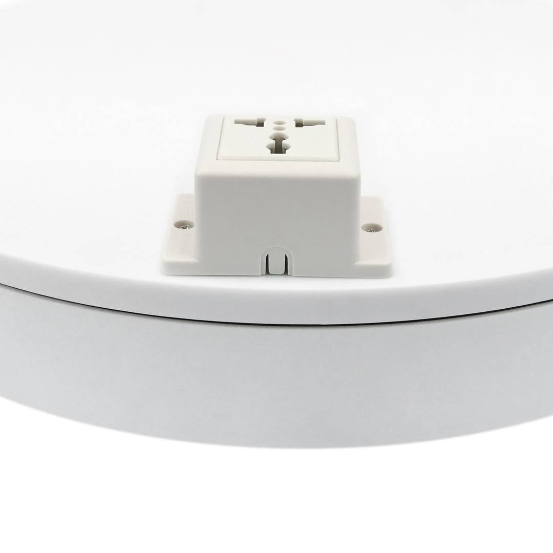 Plateau tournant electrique 40 cm blanc avec bouchon