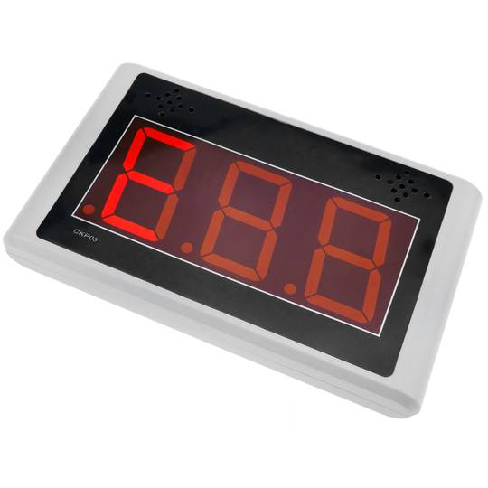 Elektroniczne zarządzanie kolejkami Twój Shift 3-cyfrowy programowalny (przeglądarka)