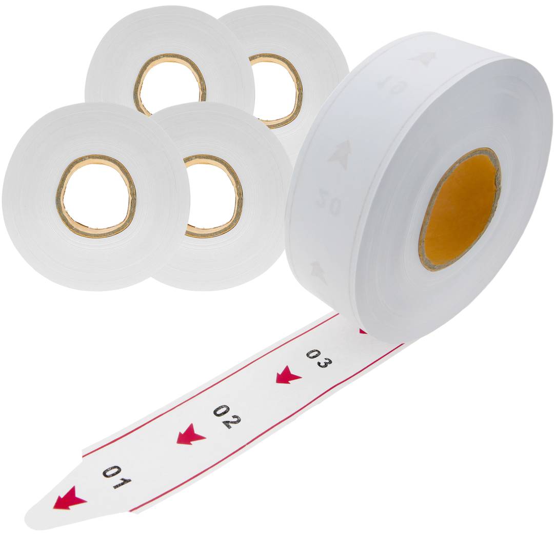 Pack of 5 reels of tickets Your Turn: 20 series of 00-99 10000 tickets