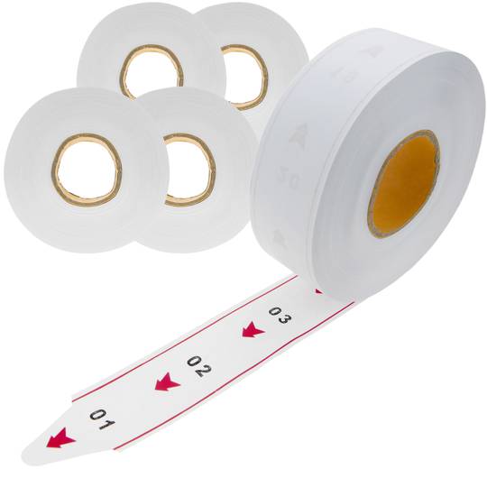 Pack de 5 rouleaux de tickets Your Turn: 30 séries de 00-99 15000 billets